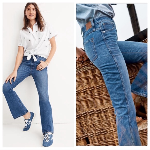 madewell rigid flare jeans